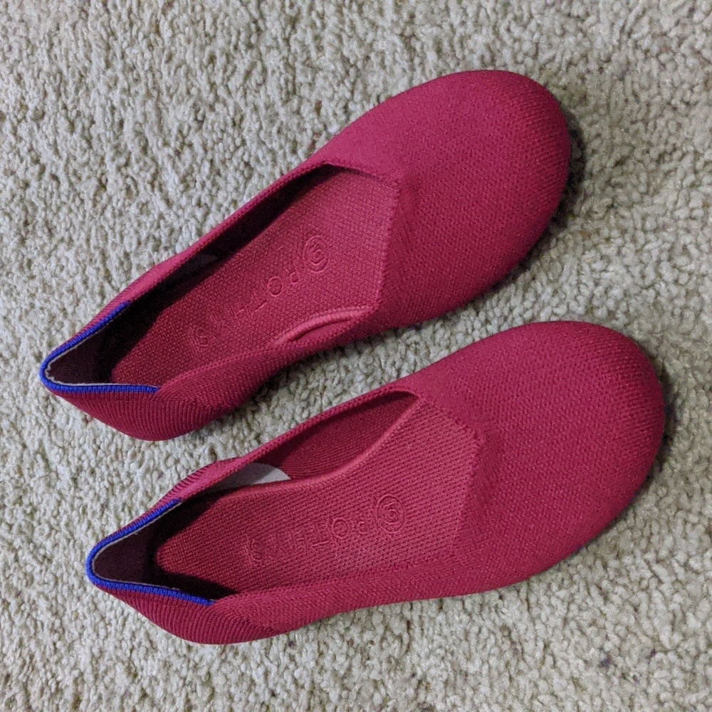 Rothy's Red Size 7.5 flats